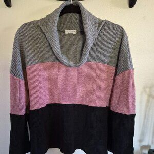 First Love by lovelyn Cowl Neck Pullover Sweater